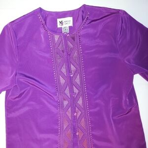 Maggie Sweet Vintage Button Blouse M
